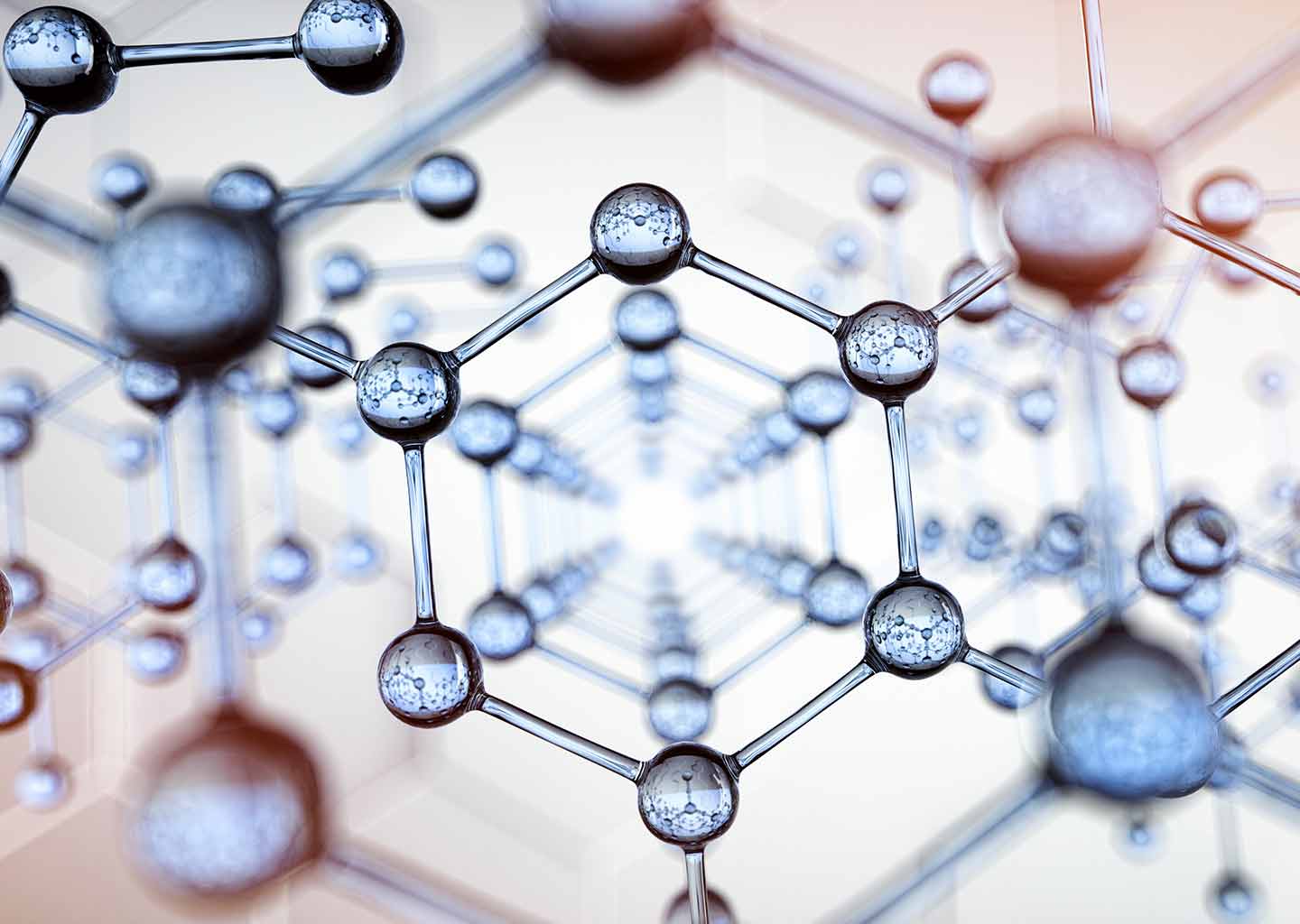 Transparente Molekülstruktur - Nanotechnologie